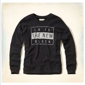 “LA IS THE NEW BLACK” crew neck sweater